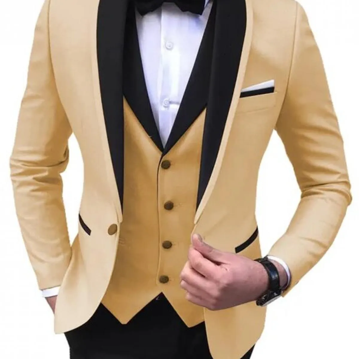 2022 Moda Nuovi Uomini d'Affari 3 Pezzi Abiti Set Cappotto Pantaloni/Maschio Slim Wedding Groomsmen Colorblock Blazer Giacca Pan