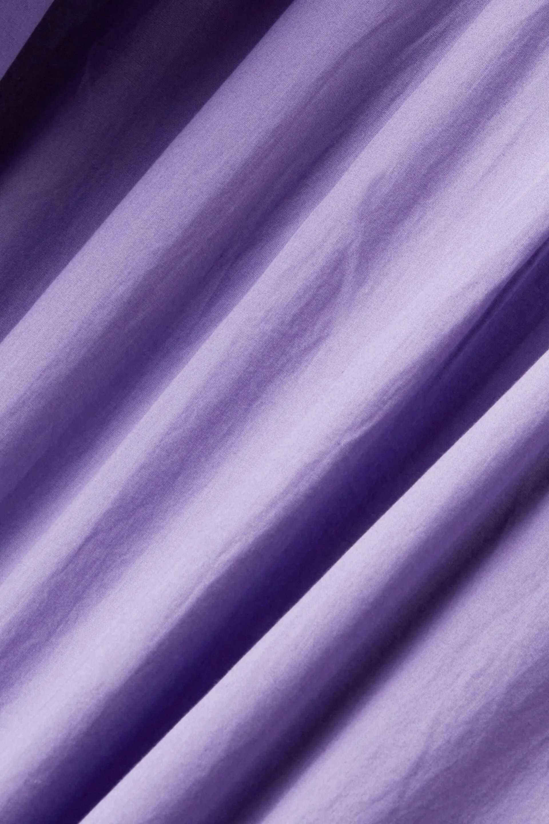 Abito a camicia in cotone con cintura da annodare