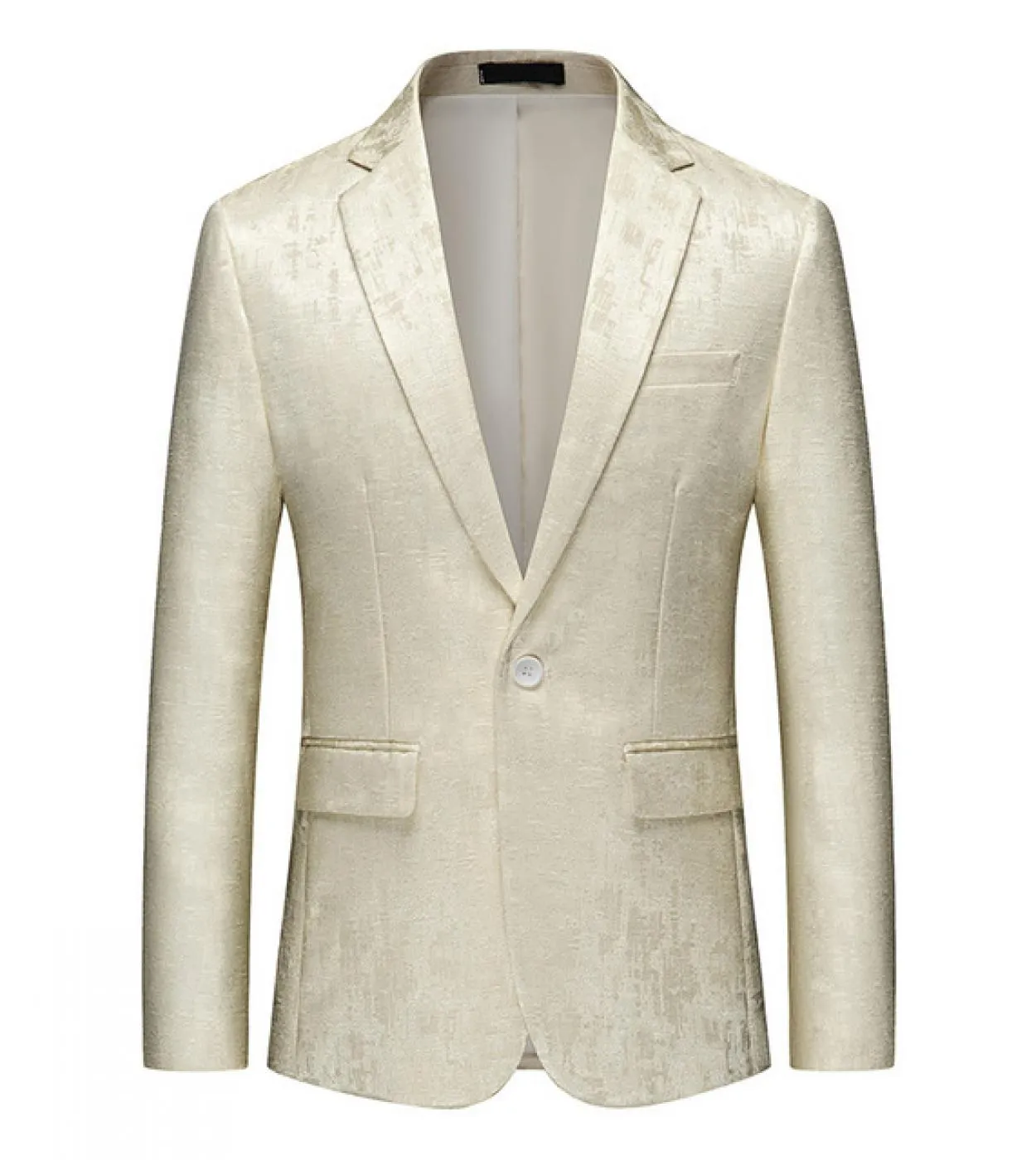Abito da uomo Moda Giacca Cappotto Giacca da lavoro Tinta unita Casual Signori Grandi dimensioni Monopetto 1 bottone Uomo Cl