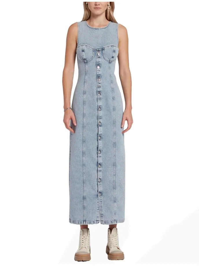 Abito denim Corselette