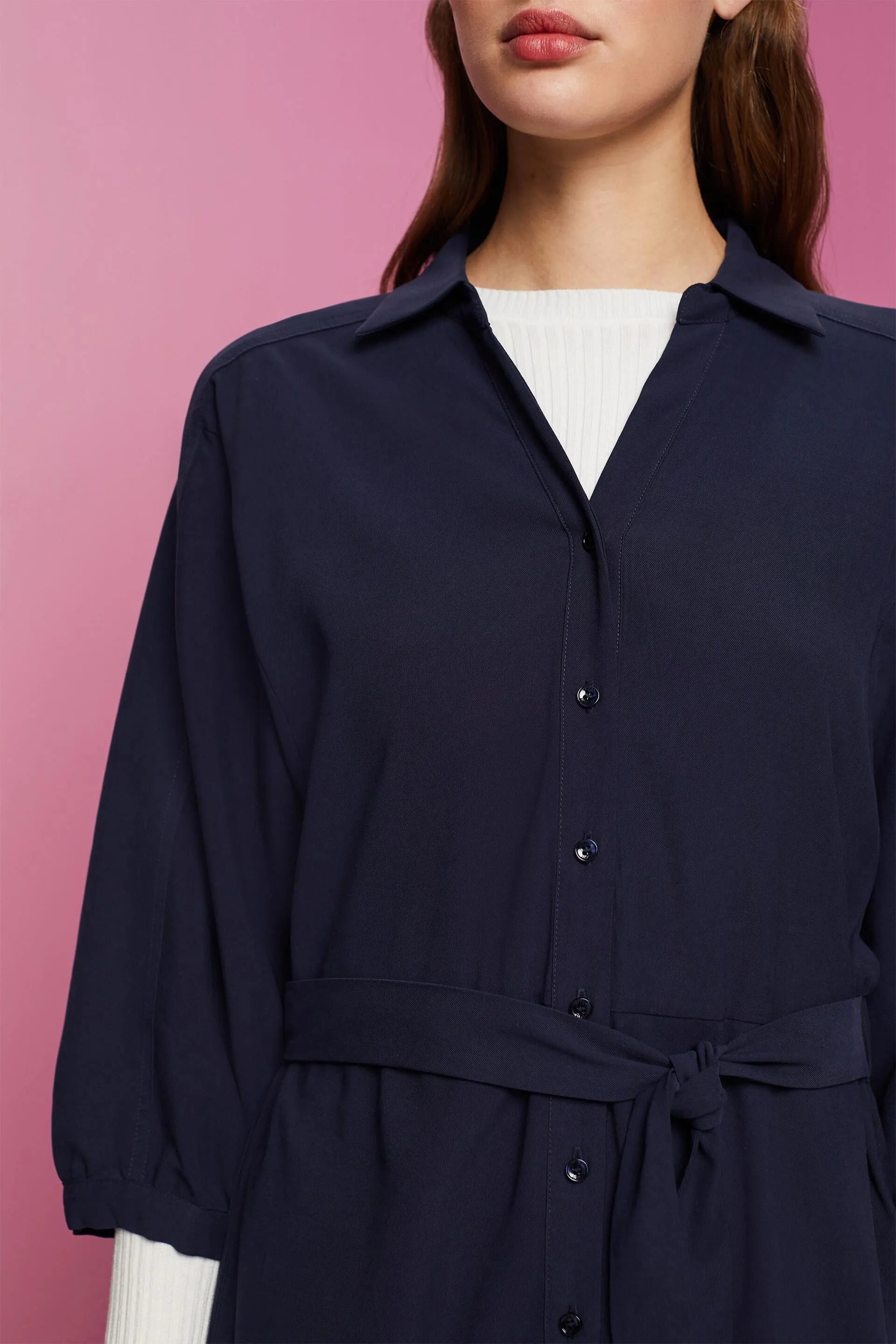 Abito midi stile camicia