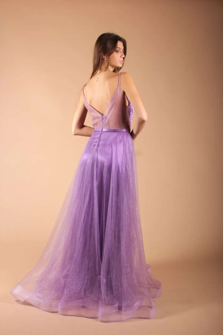 Abito tulle pois