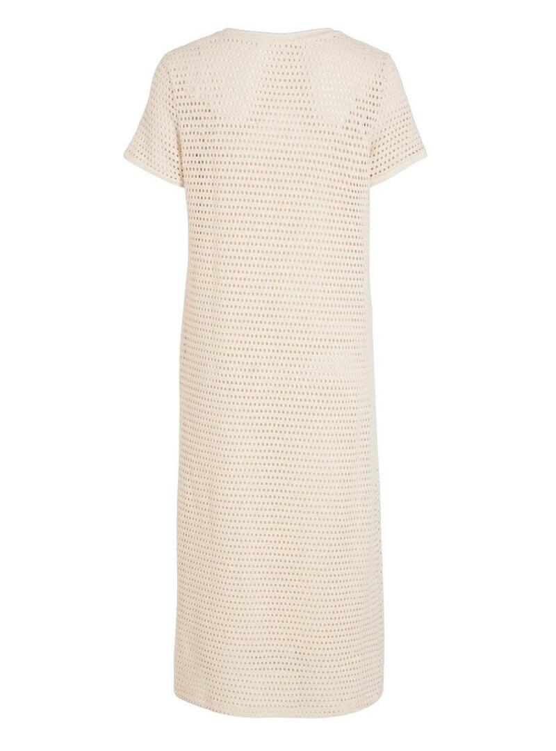 Abito Vila Adella beige per donna