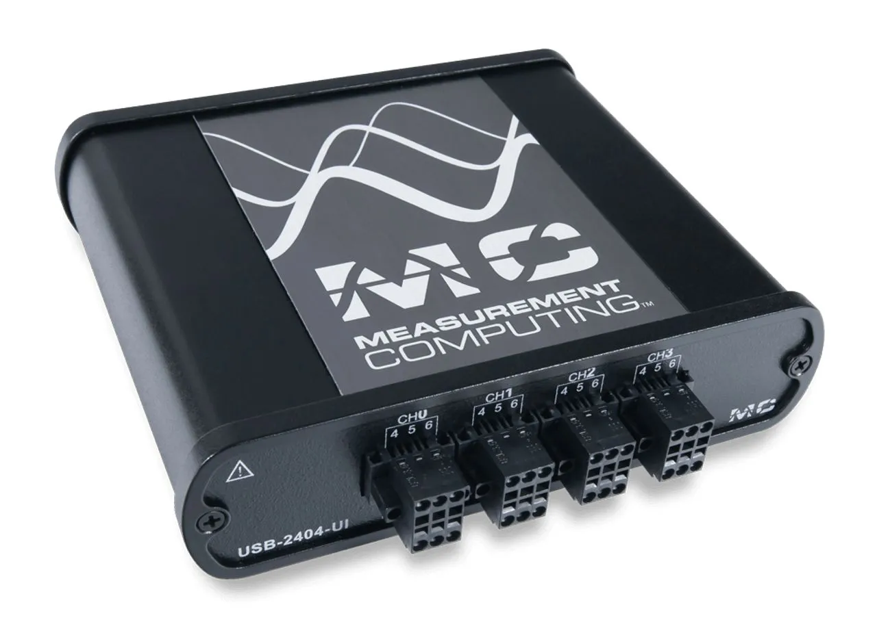 Acquisizione dati Digilent USB-2404-UI, 4 canali, USB