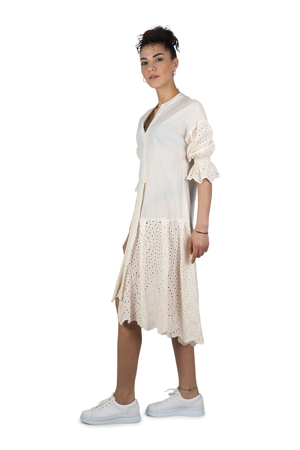 Alessia Santi vestito donna estivo panna