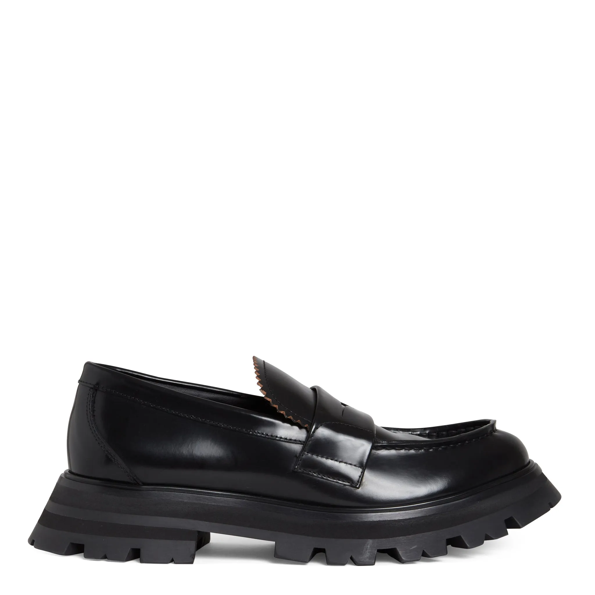 ALEXANDER MCQUEEN  Mocassino ''Wander'' in pelle nero