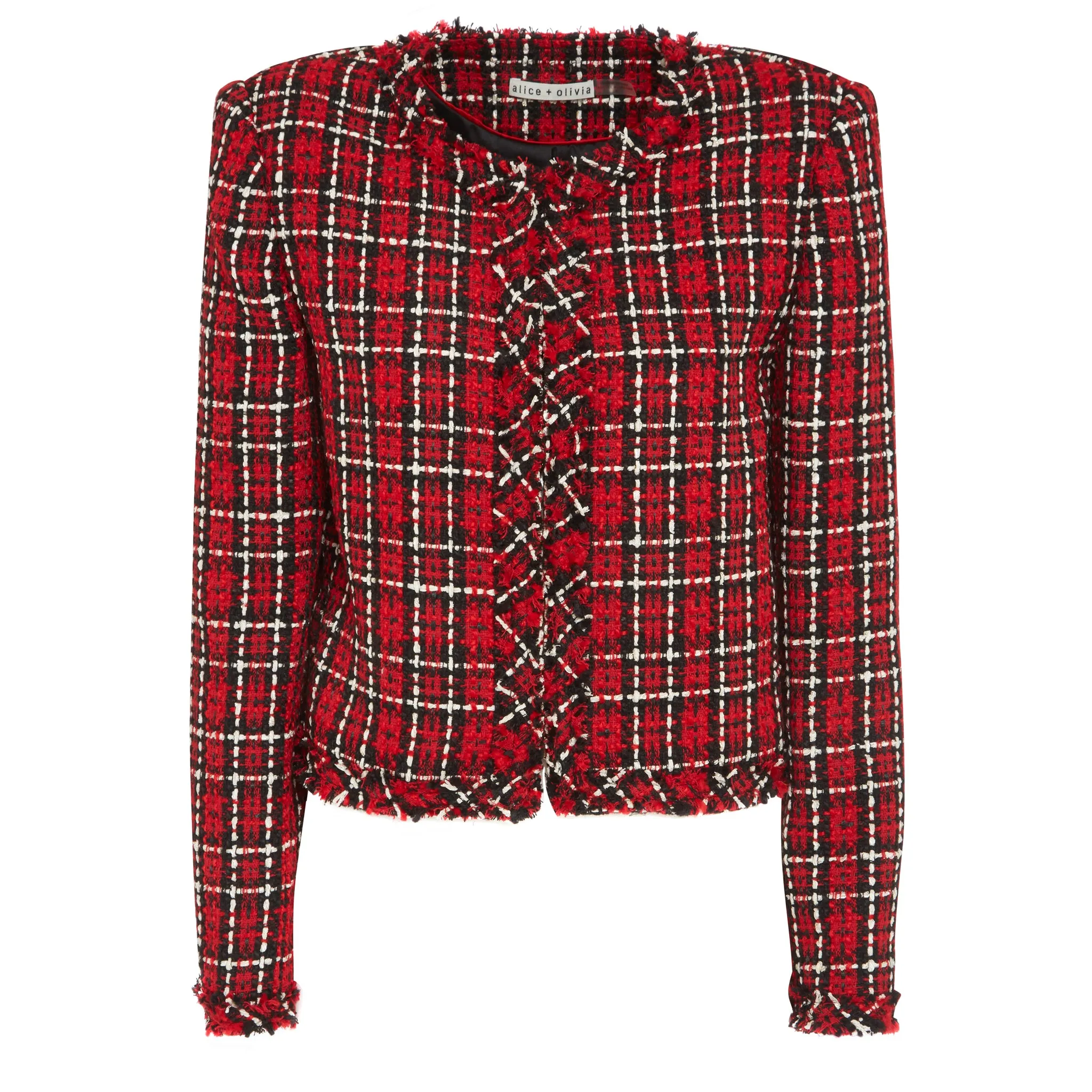 ALICE & OLIVIA  Giacca in tessuto rossa