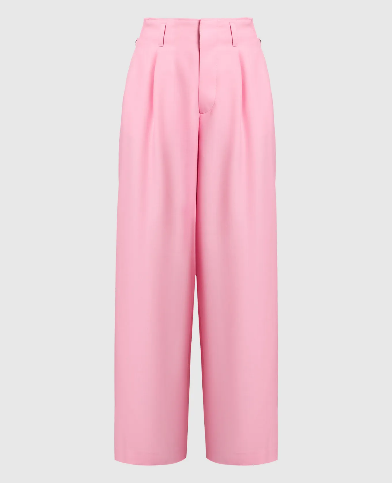 AMBUSH Pantaloni rosa in lana BWCA039S23FAB002