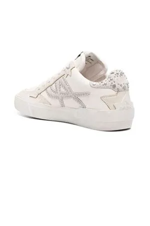 ASH Calzature,Sneakers Sneakers Moonlight Stud in pelle bianco avorio 