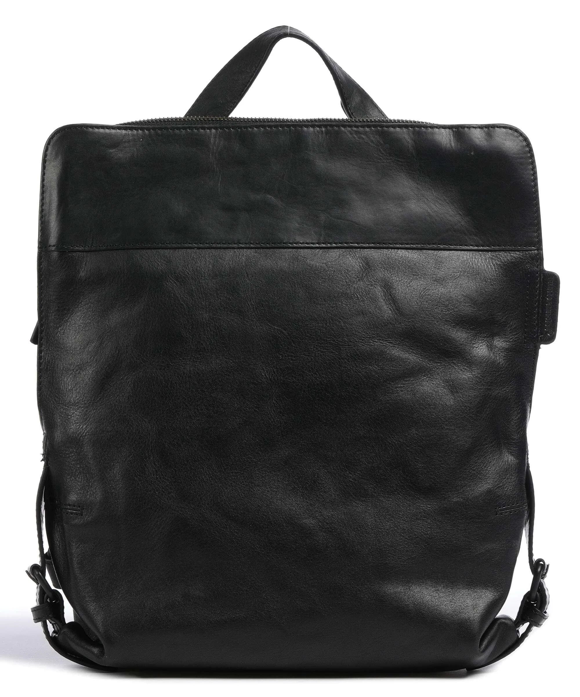  Aunts & Uncles Grandma's Luxury Club Mrs. Cherry Pie Borsa a zainetto 13″ pelle di vacchetta finemente grana nero  