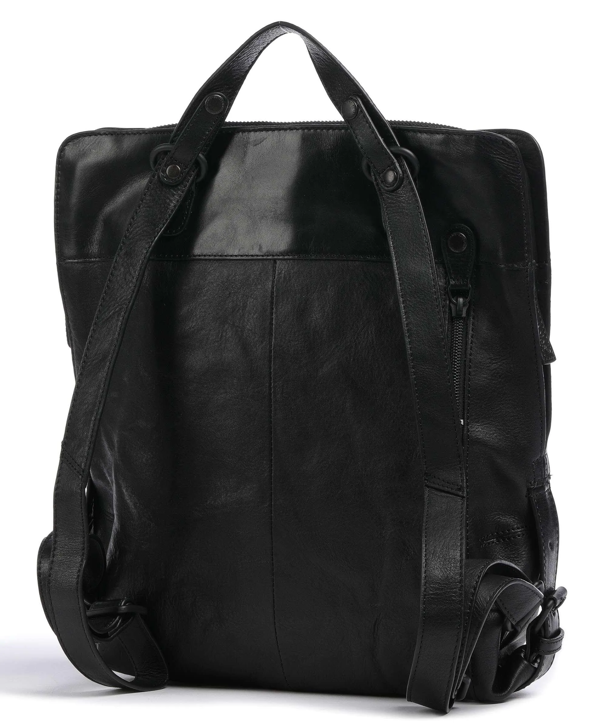 Aunts & Uncles Grandma's Luxury Club Mrs. Cherry Pie Borsa a zainetto 13″ pelle di vacchetta finemente grana nero  