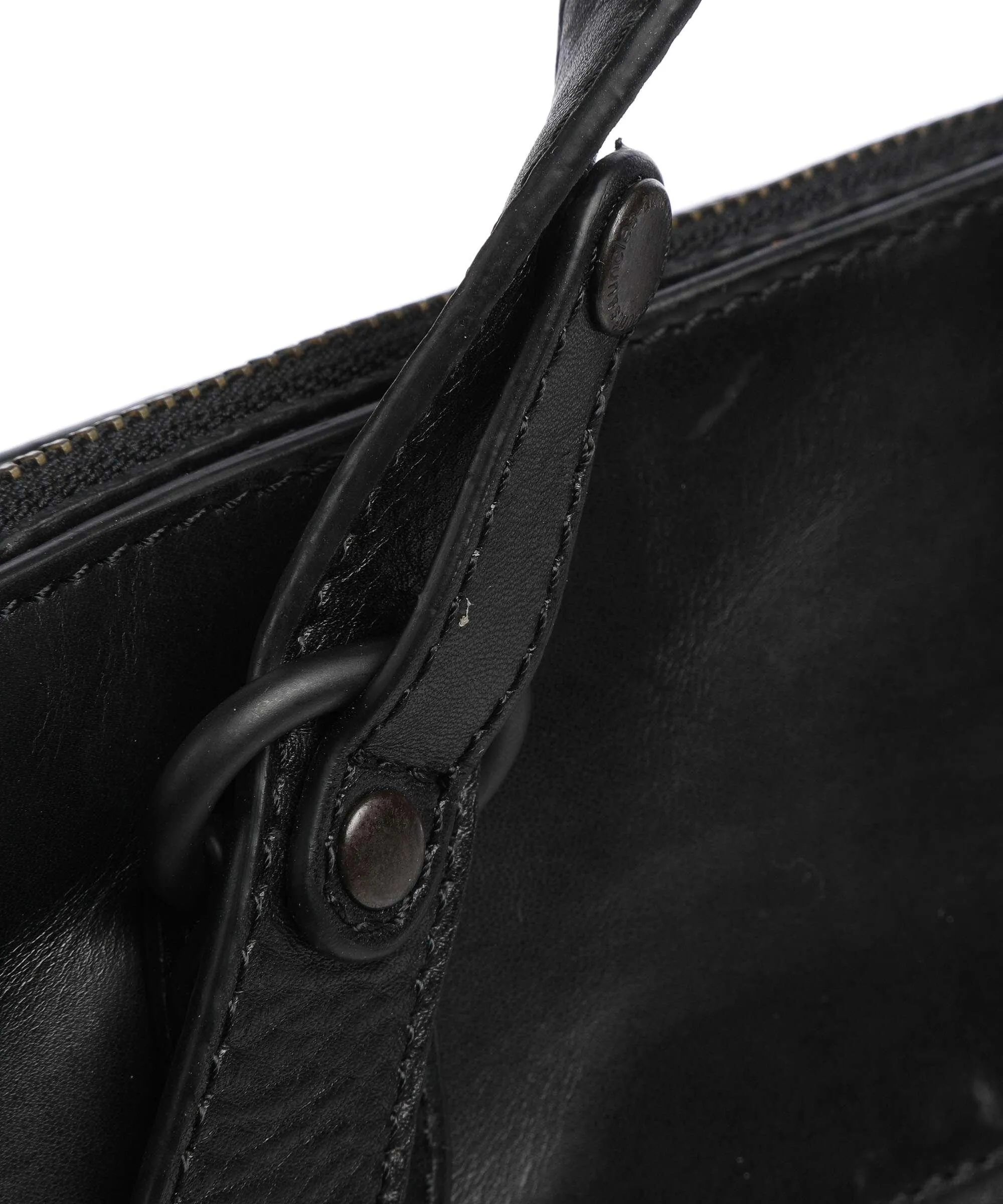  Aunts & Uncles Grandma's Luxury Club Mrs. Cherry Pie Borsa a zainetto 13″ pelle di vacchetta finemente grana nero  
