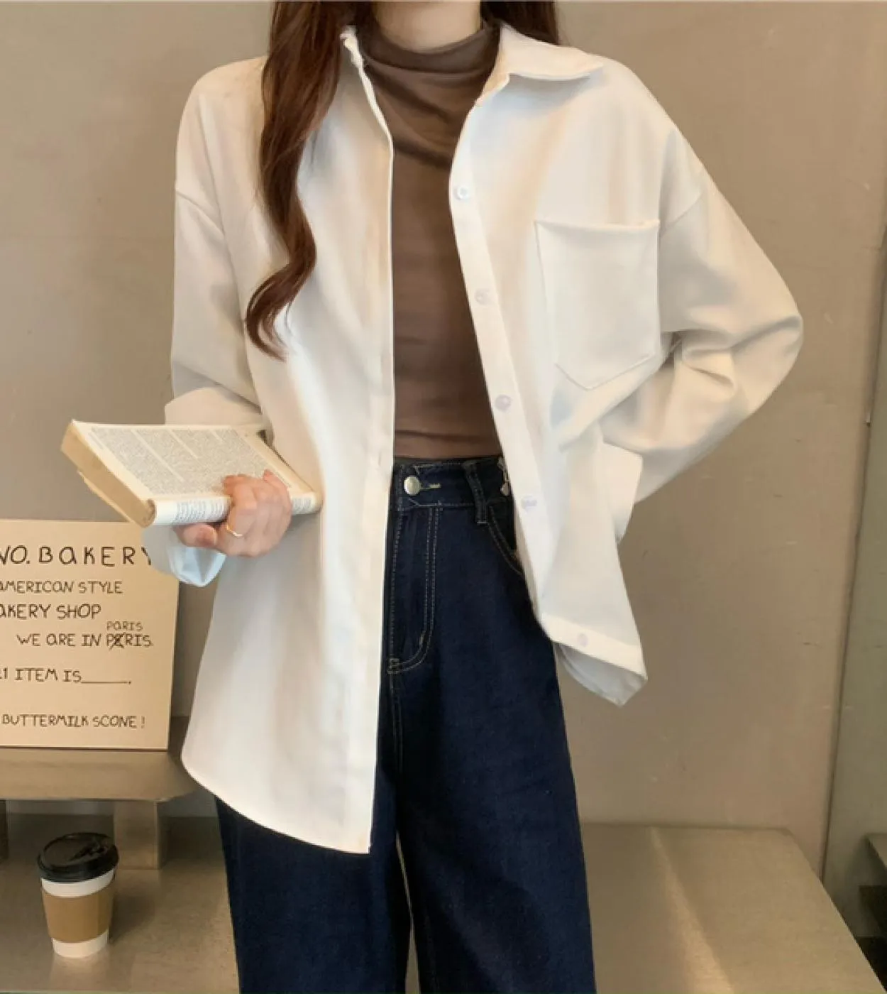Autunno nuova camicia di velluto a coste camicette da donna nuova moda oversize camicetta da donna allentata cappotto camicie da