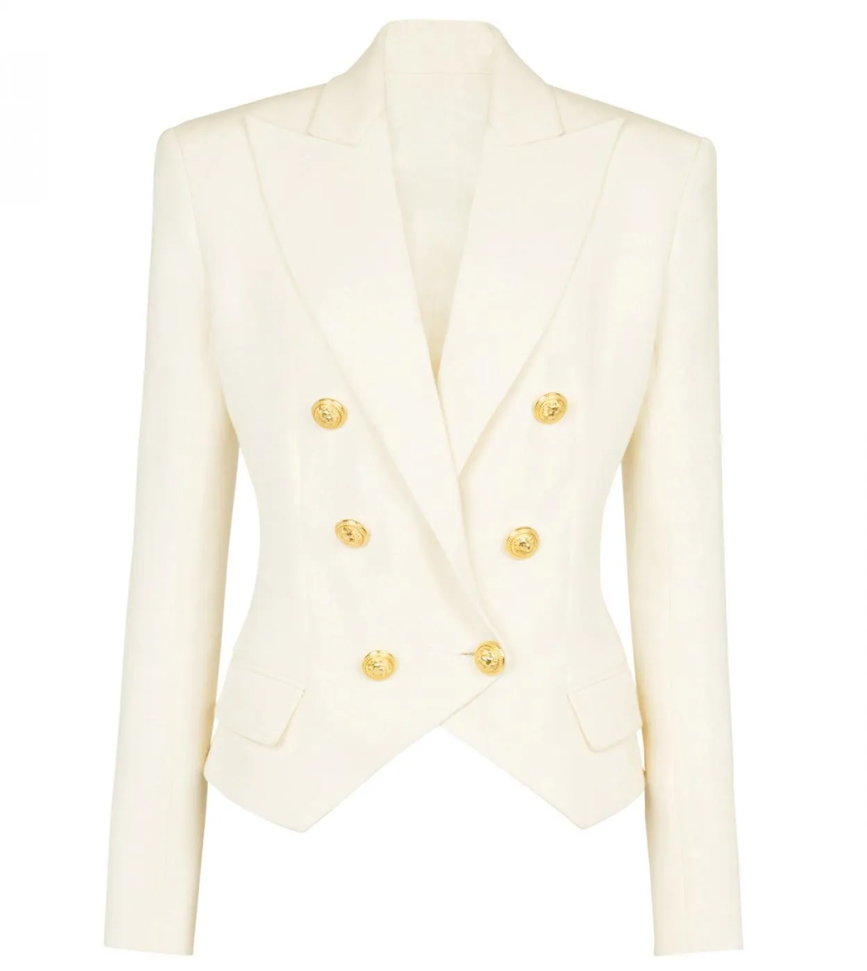 Blazer nero beige da donna 2023 primavera autunno nuovo cappotto da abito corto slim di design moda abbigliamento da ufficio gia