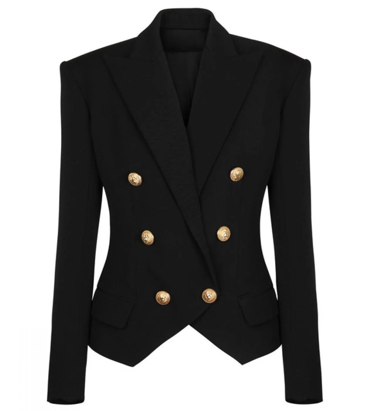 Blazer nero beige da donna 2023 primavera autunno nuovo cappotto da abito corto slim di design moda abbigliamento da ufficio gia