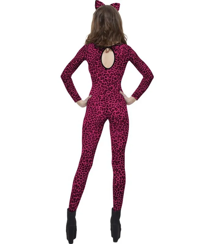 BODY DA DONNA LEOPARDATO ROSA