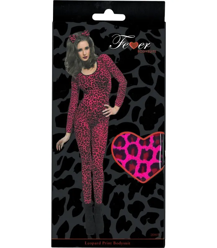 BODY DA DONNA LEOPARDATO ROSA