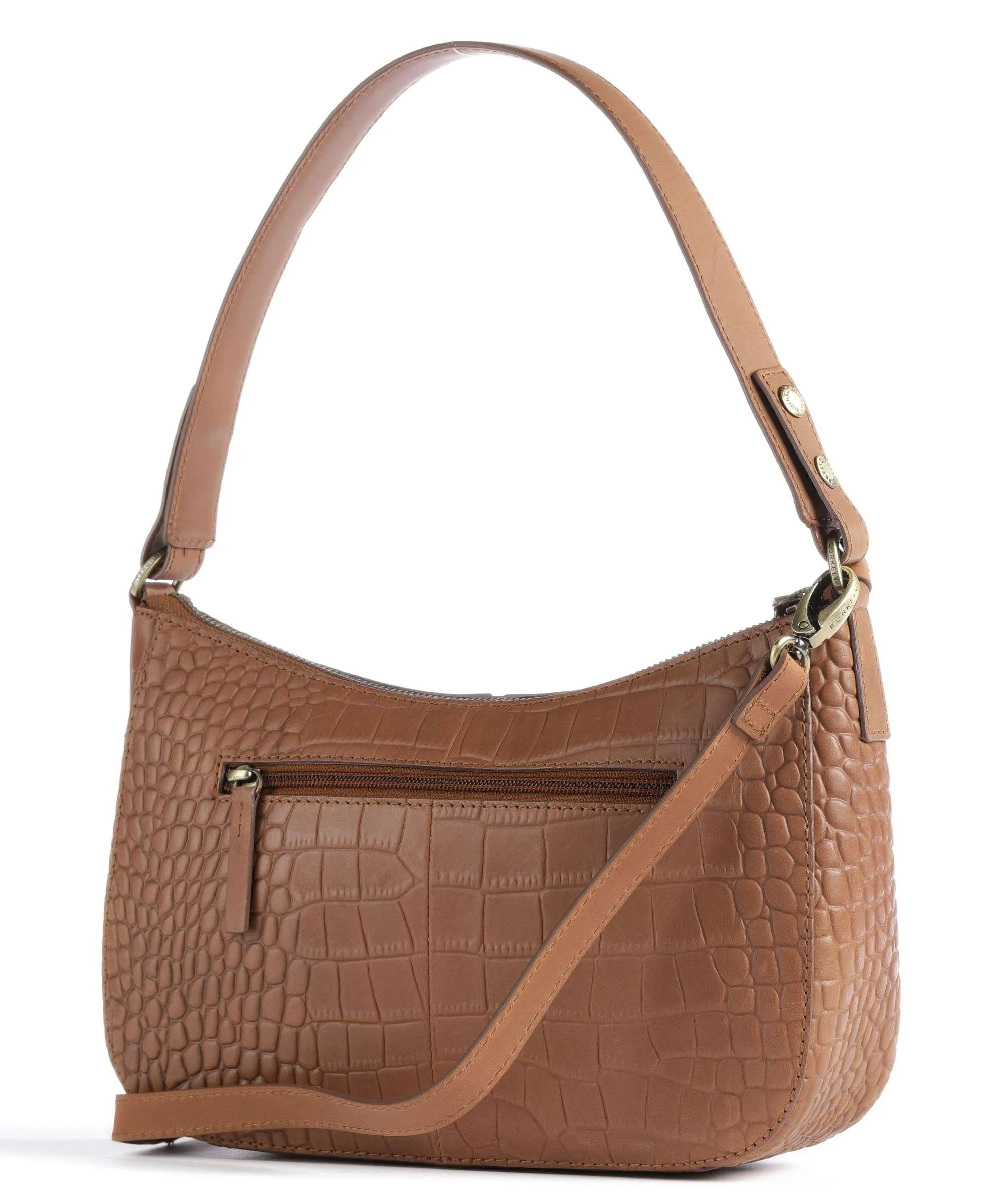  Burkely Cool Colbie Borsa a spalla pelle in rilievo cognac  