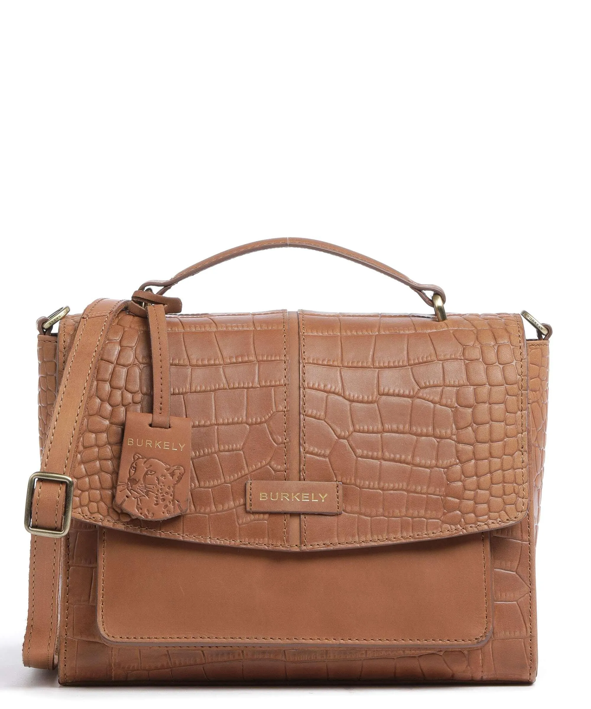  Burkely Cool Colbie Borsa a tracolla pelle in rilievo cognac  
