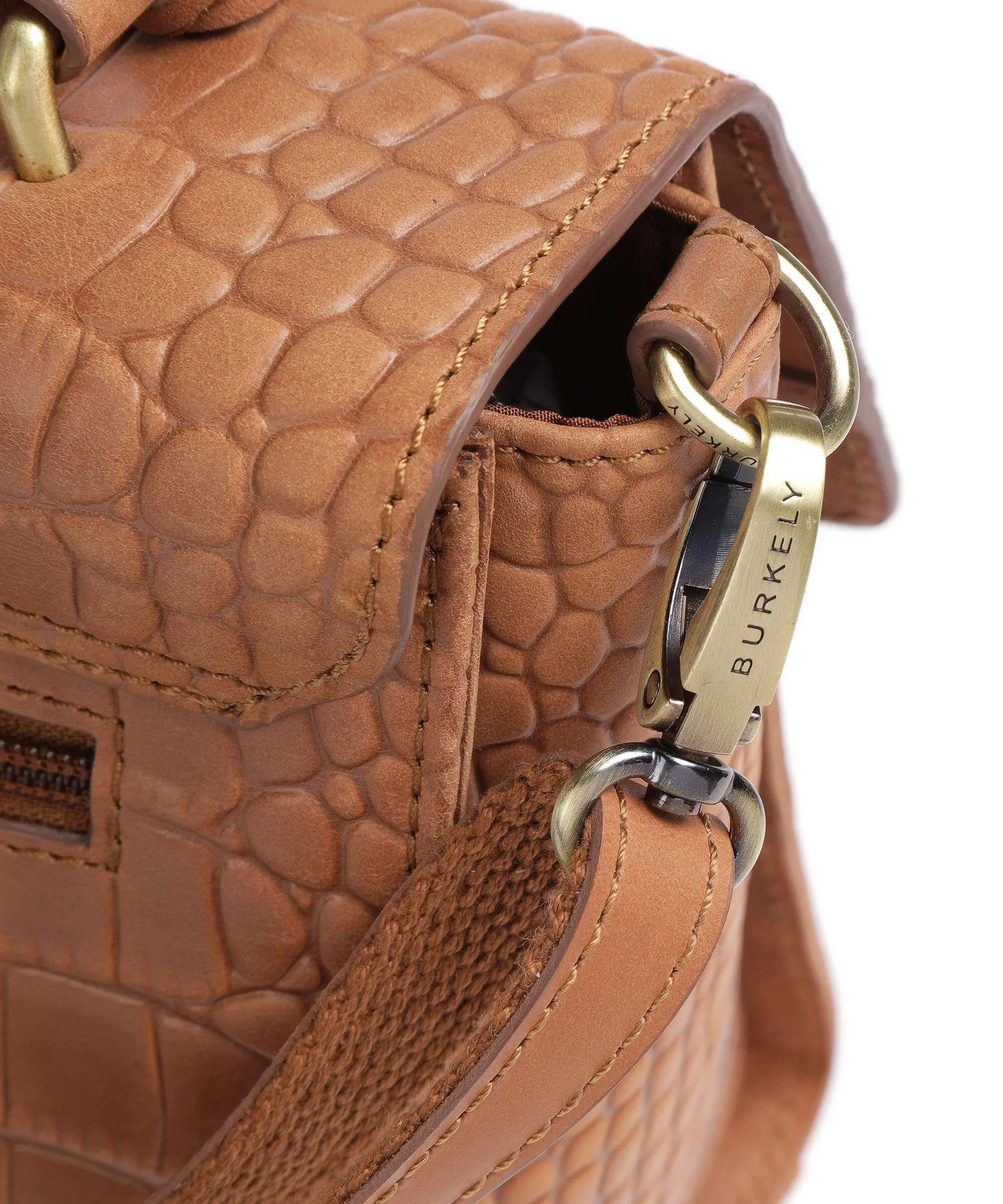  Burkely Cool Colbie Borsa a tracolla pelle in rilievo cognac  