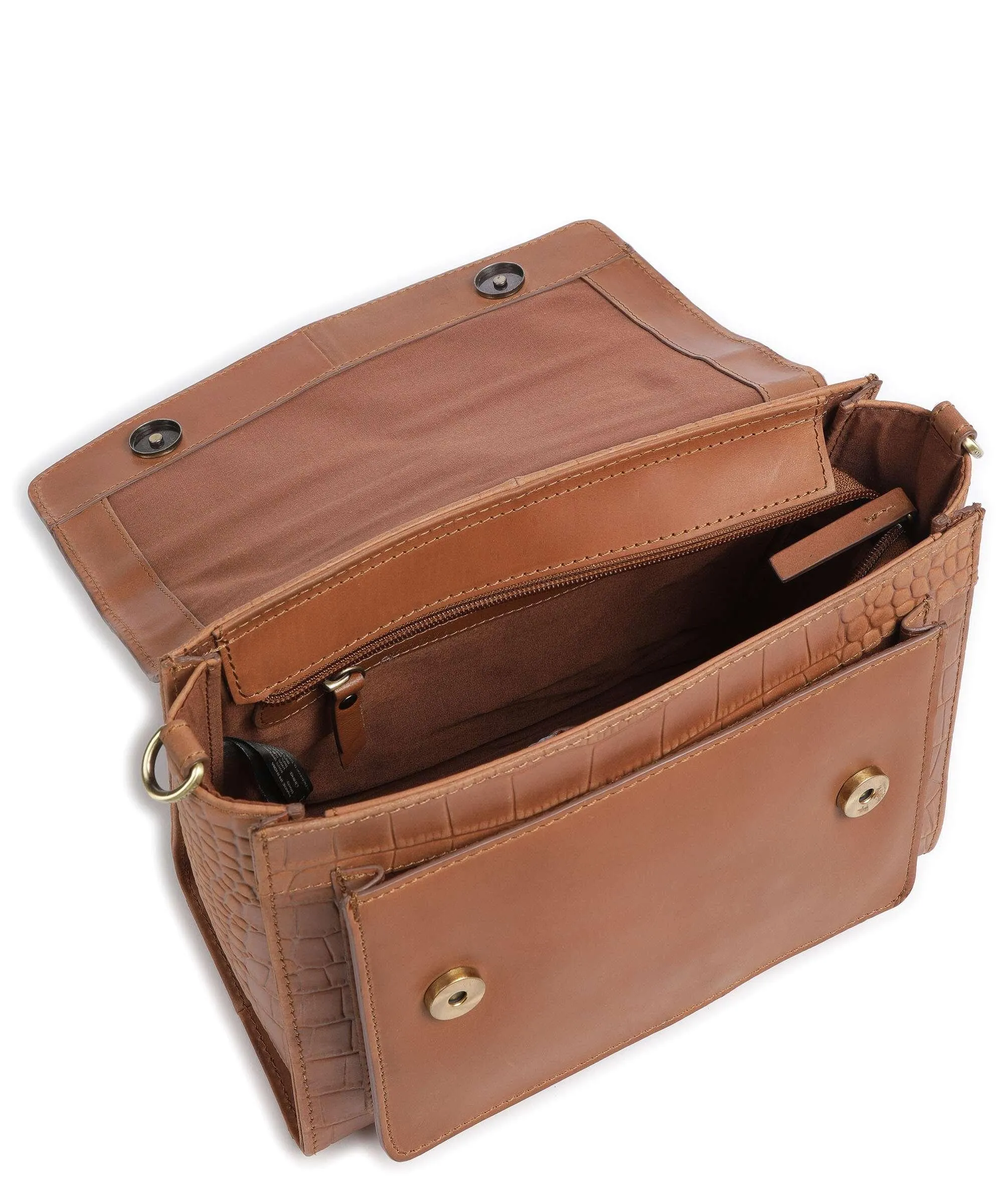  Burkely Cool Colbie Borsa a tracolla pelle in rilievo cognac  