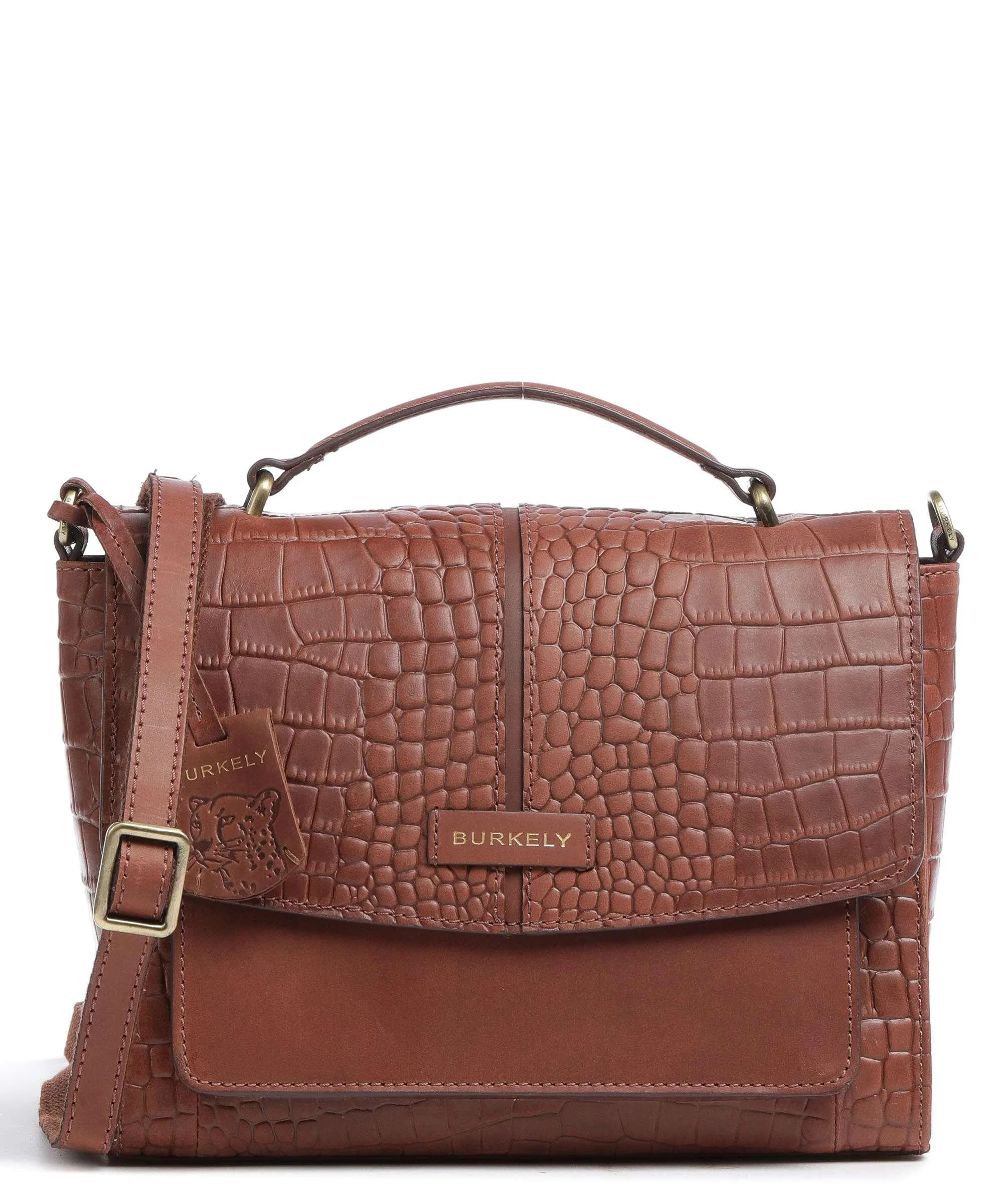  Burkely Cool Colbie Borsa a tracolla pelle in rilievo marrone  