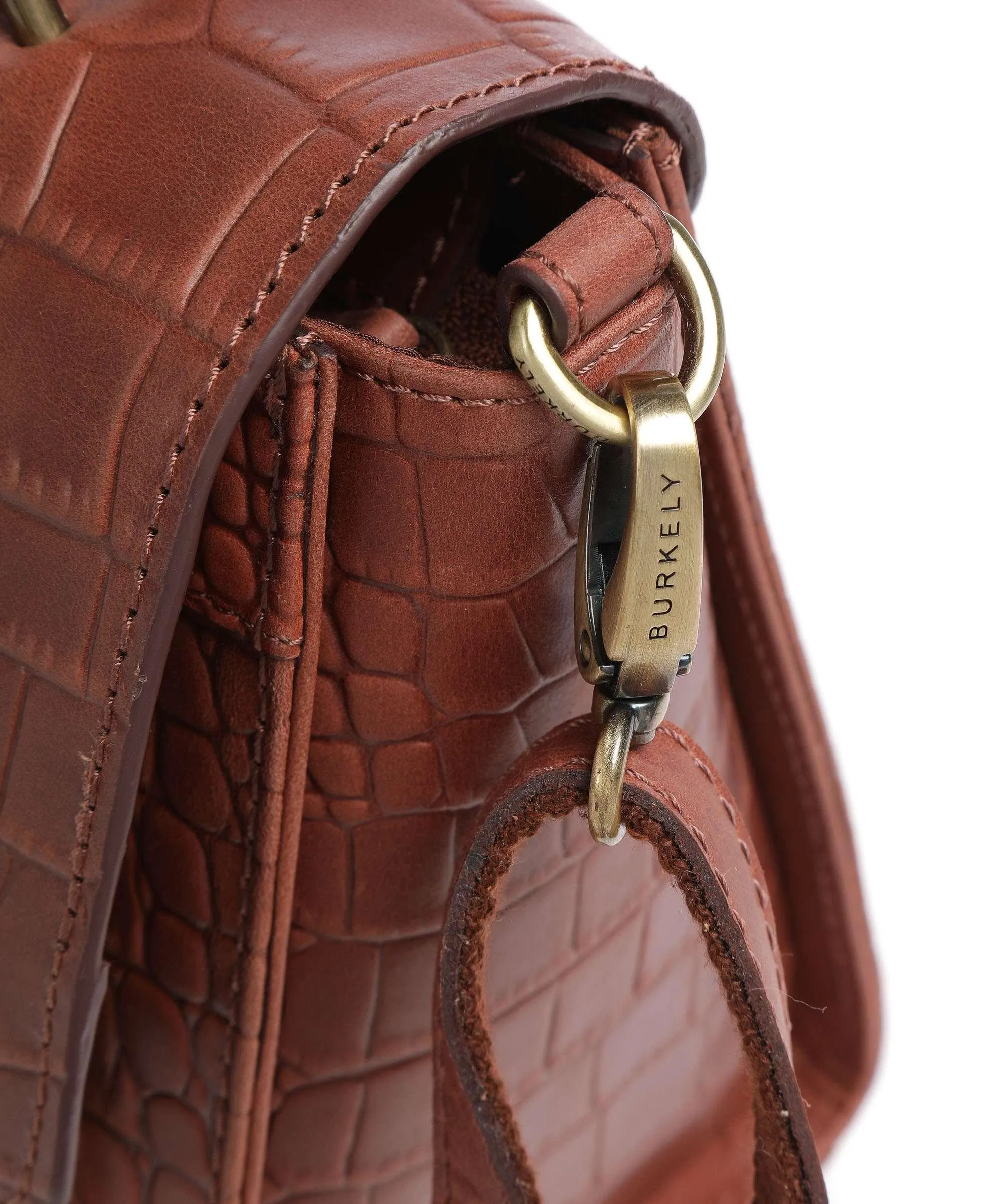  Burkely Cool Colbie Borsa a tracolla pelle in rilievo marrone  