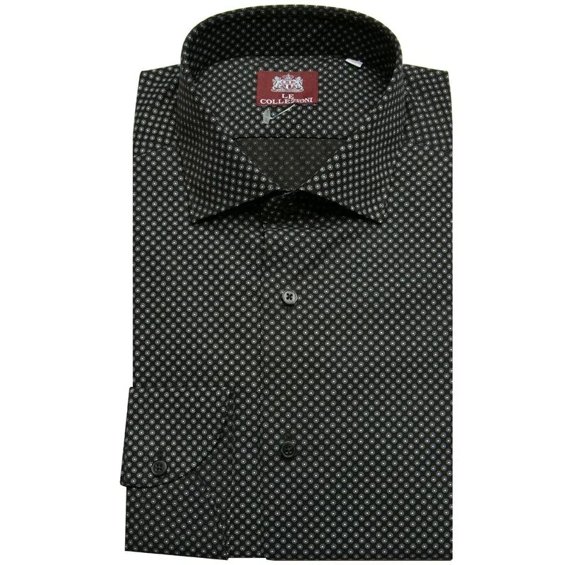 Camicia con motivo geometrico 