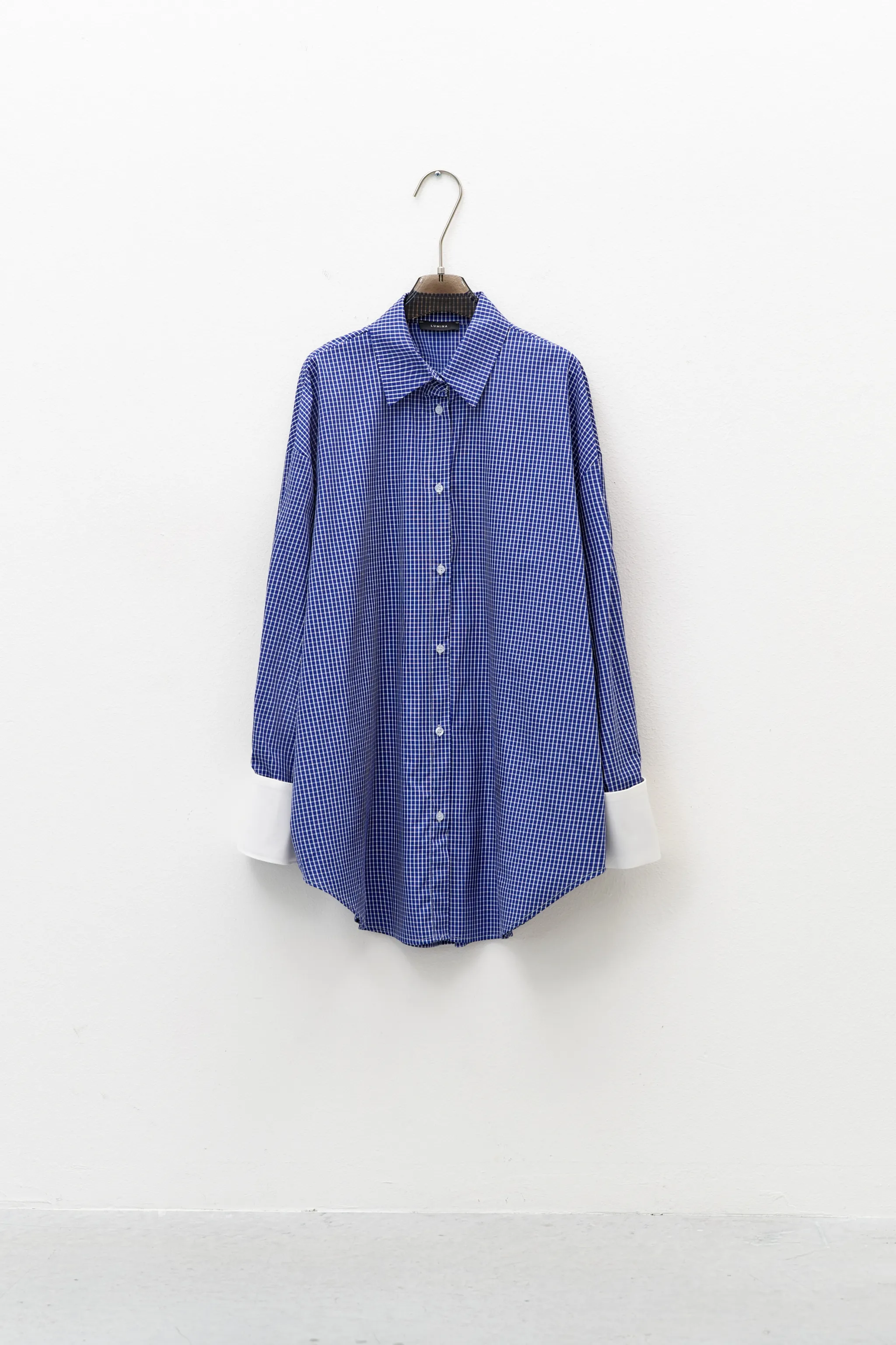 CAMICIA CON POLSINI A CONTRASTO