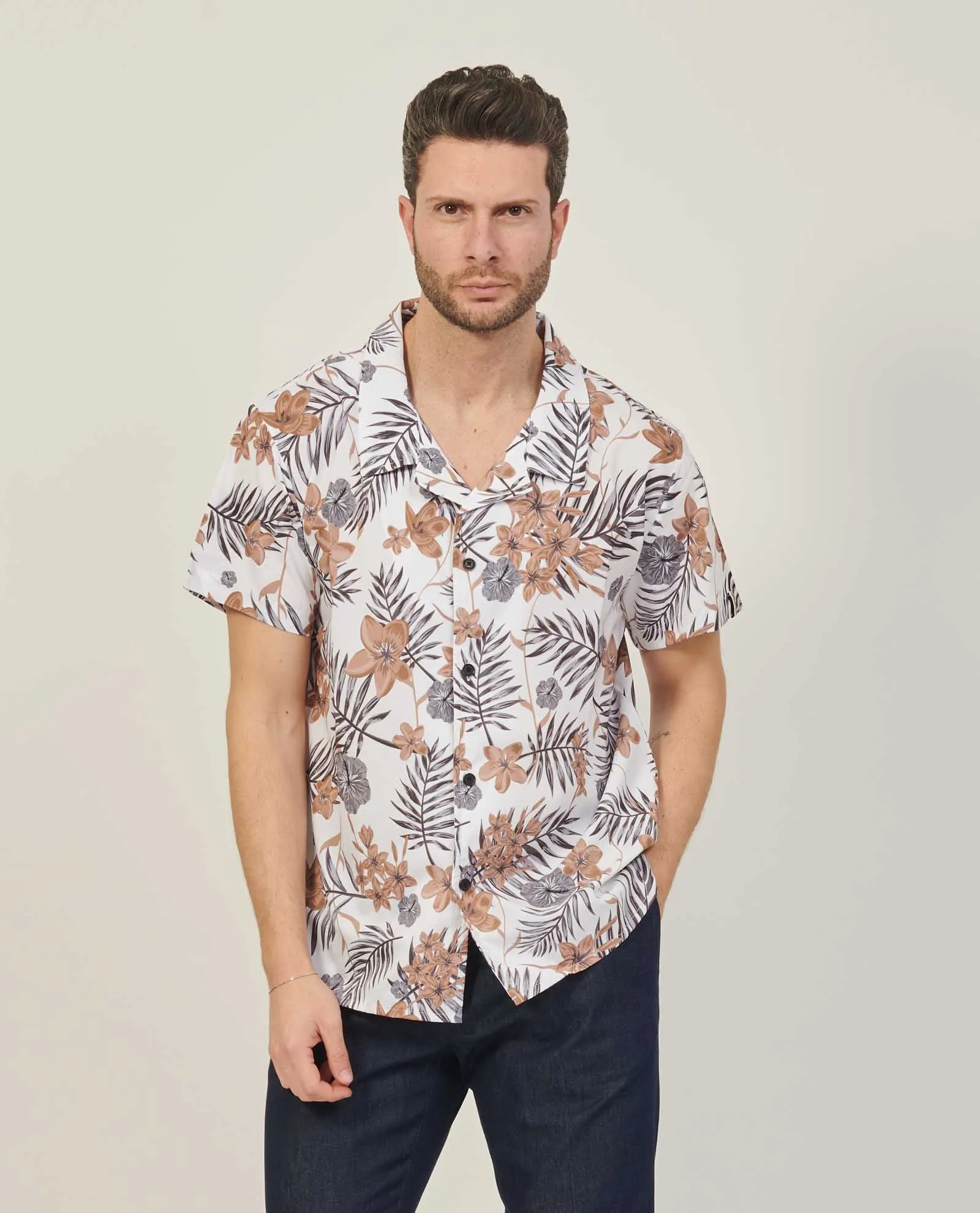 Camicia da spiaggia uomo di Boss regular fit