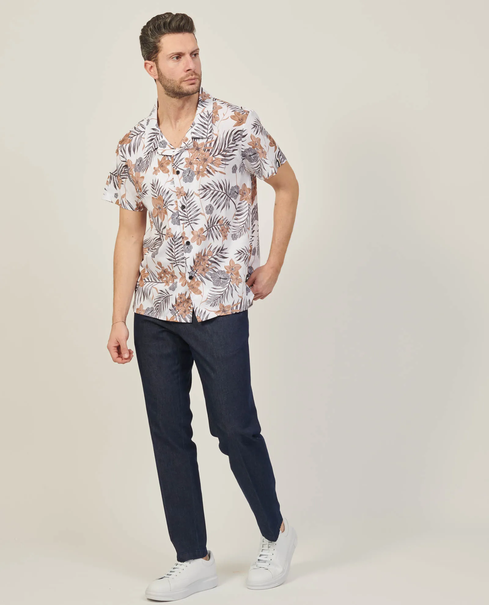 Camicia da spiaggia uomo di Boss regular fit