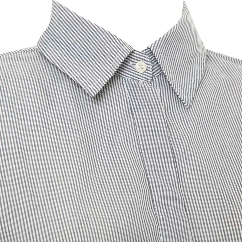 Camicia in mussola a righe Ciad 