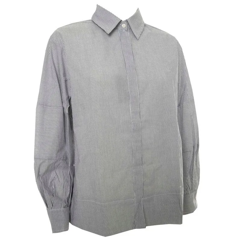 Camicia in mussola a righe Ciad 