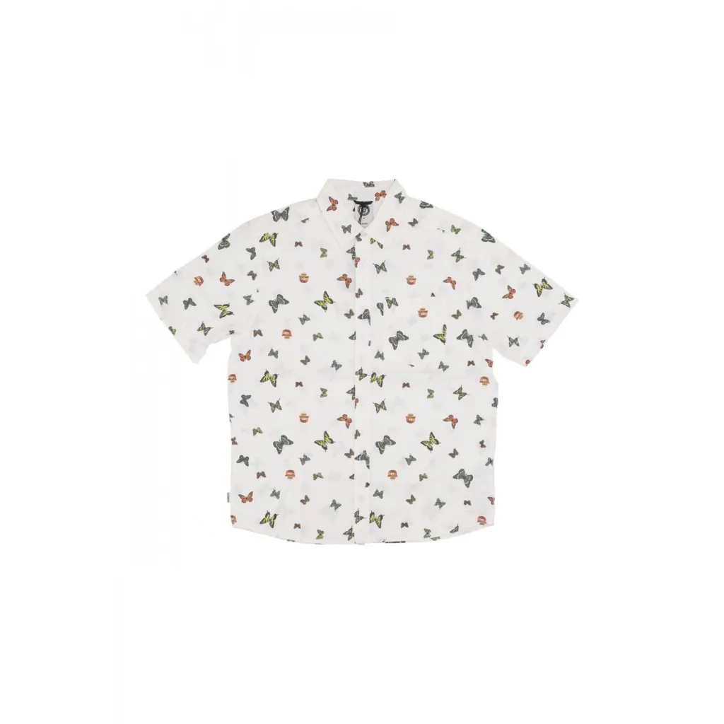 camicia manica corta uomo dirty s/s shirt x smokey bear EGRET