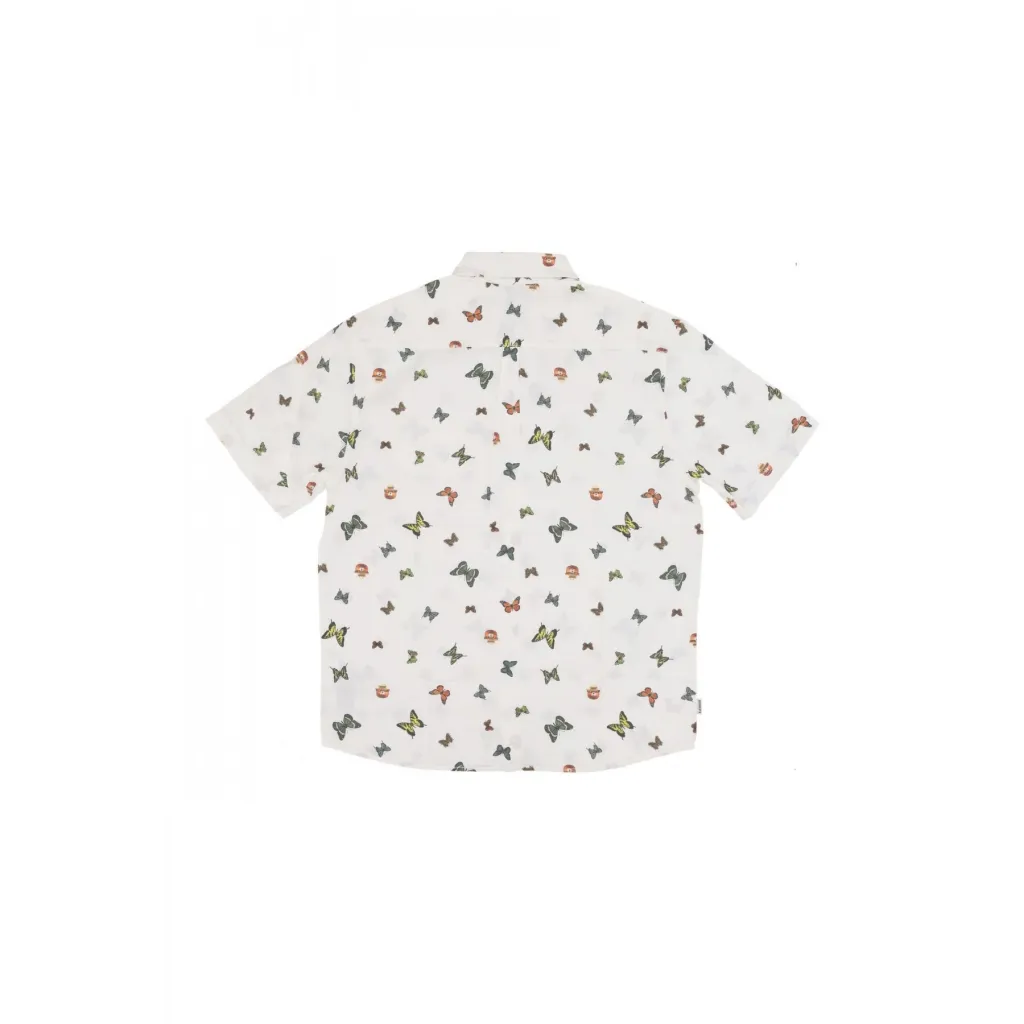 camicia manica corta uomo dirty s/s shirt x smokey bear EGRET