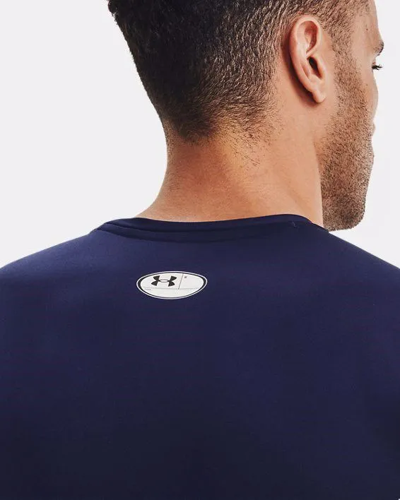 CANOTTA DA UOMO UNDER ARMOUR HG COMP SL MIDNIGHT NAVY 1361522 0410