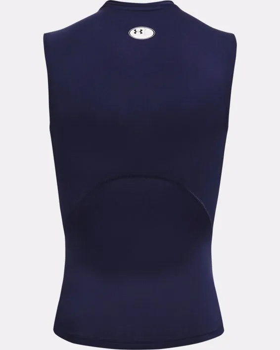 CANOTTA DA UOMO UNDER ARMOUR HG COMP SL MIDNIGHT NAVY 1361522 0410