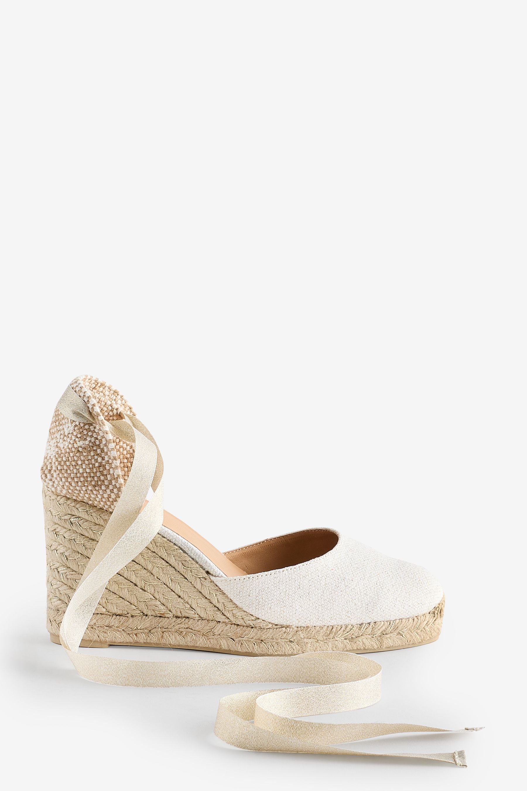 Castaner - Carina - Bianco con zeppa - Espadrillas