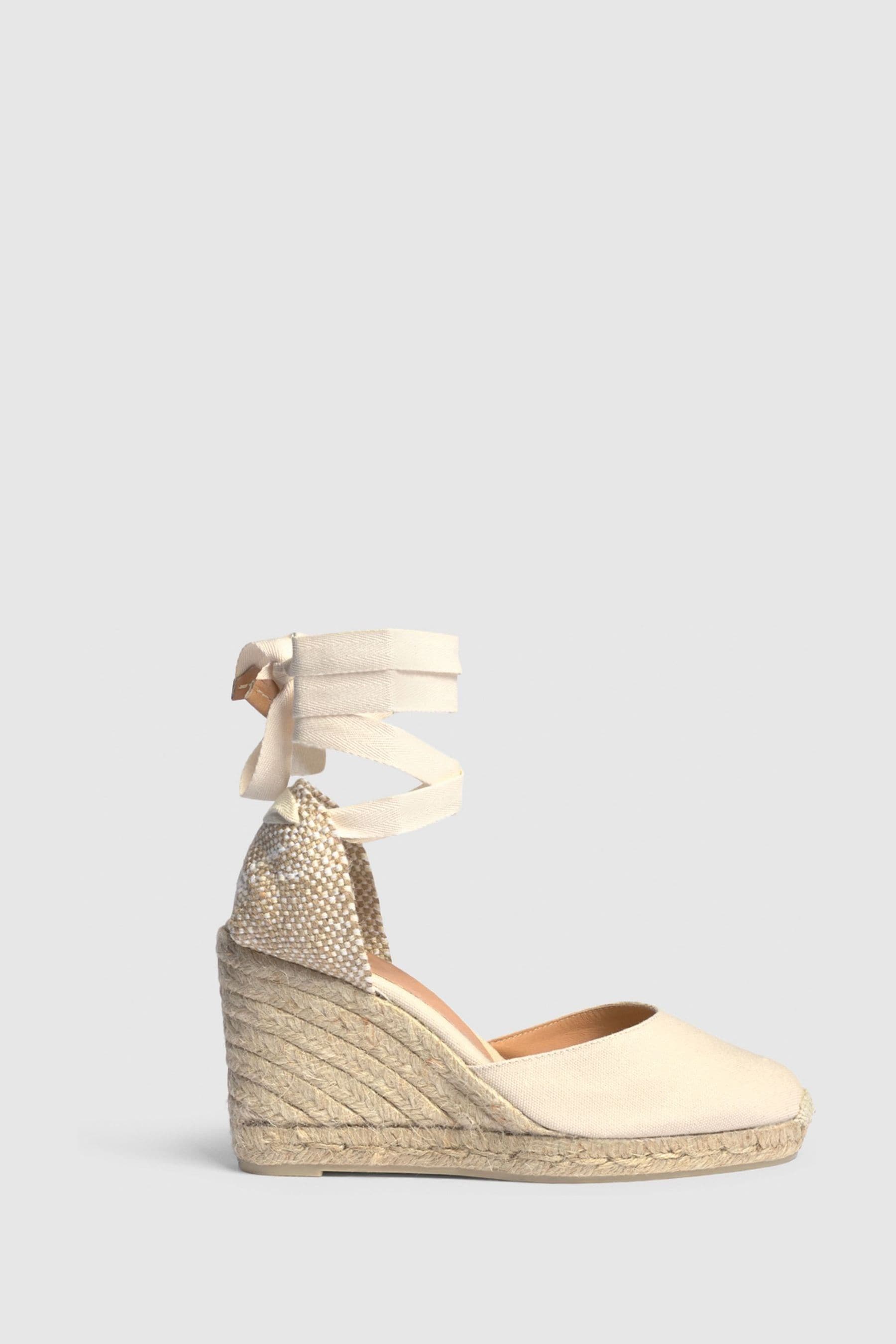 Castaner - Carina - Bianco con zeppa - Espadrillas