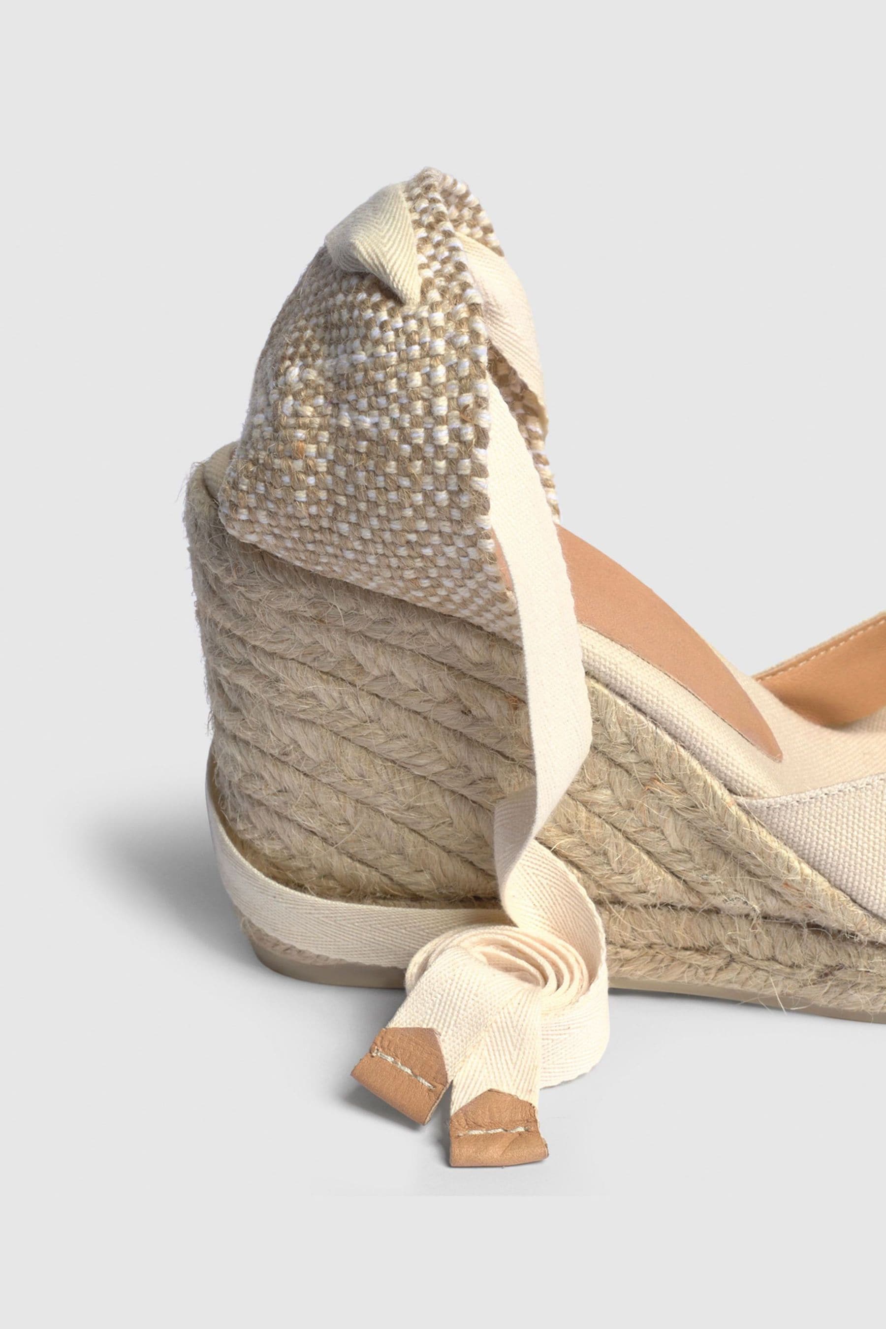 Castaner - Carina - Bianco con zeppa - Espadrillas