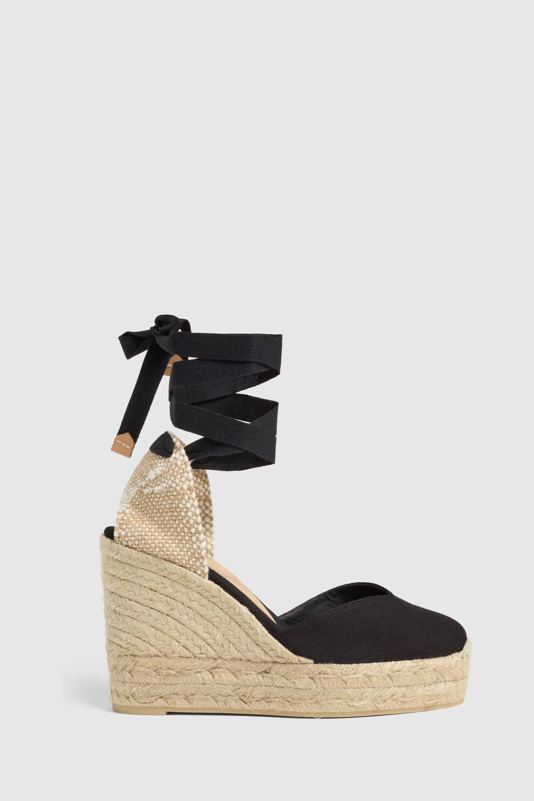 Castaner - Chiara - Nero con zeppa - Espadrillas