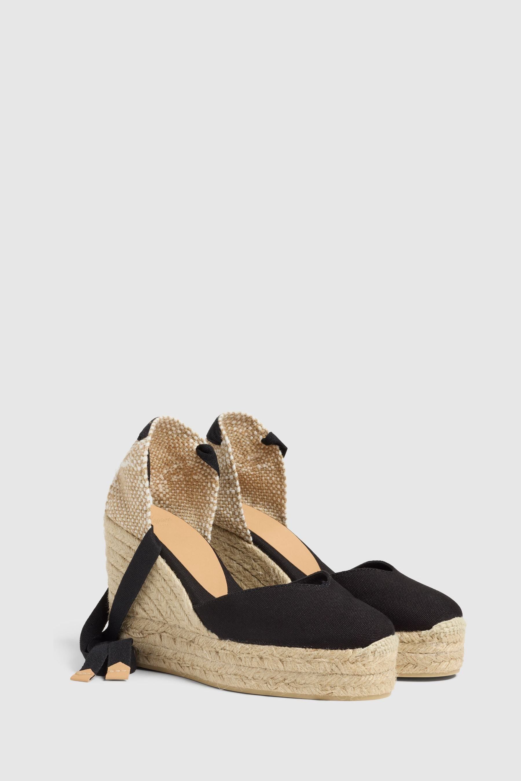 Castaner - Chiara - Nero con zeppa - Espadrillas