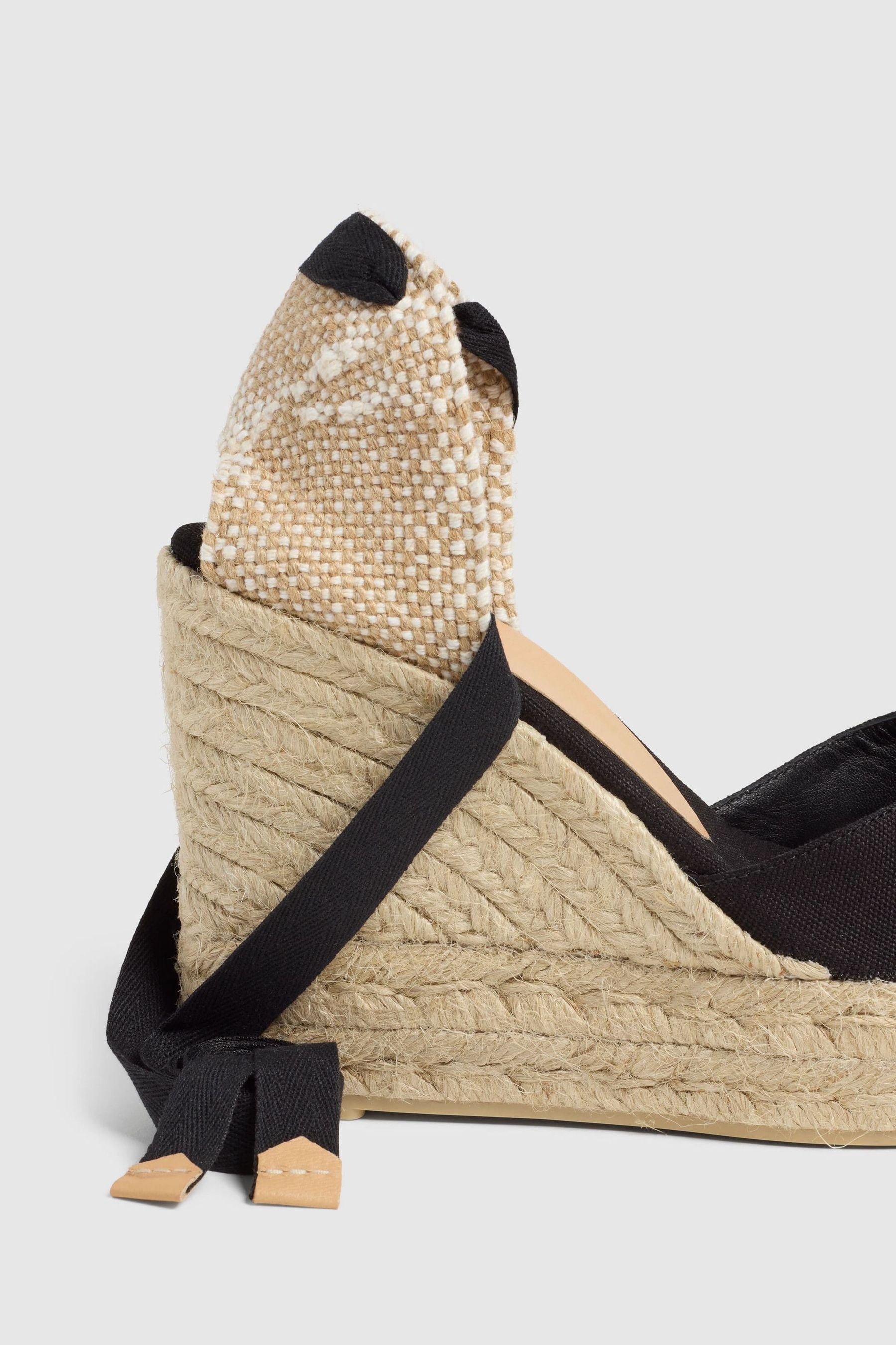 Castaner - Chiara - Nero con zeppa - Espadrillas