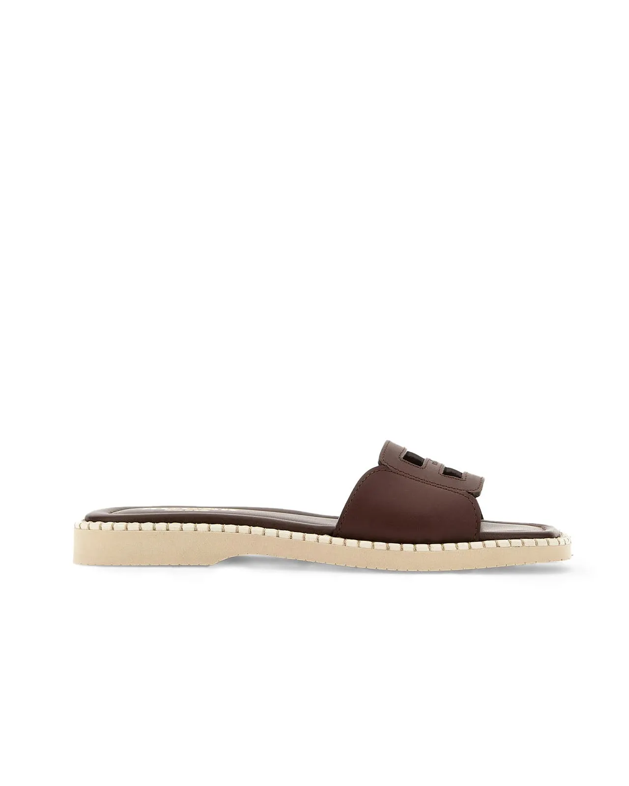 Ciabatta H638 pelle marrone
