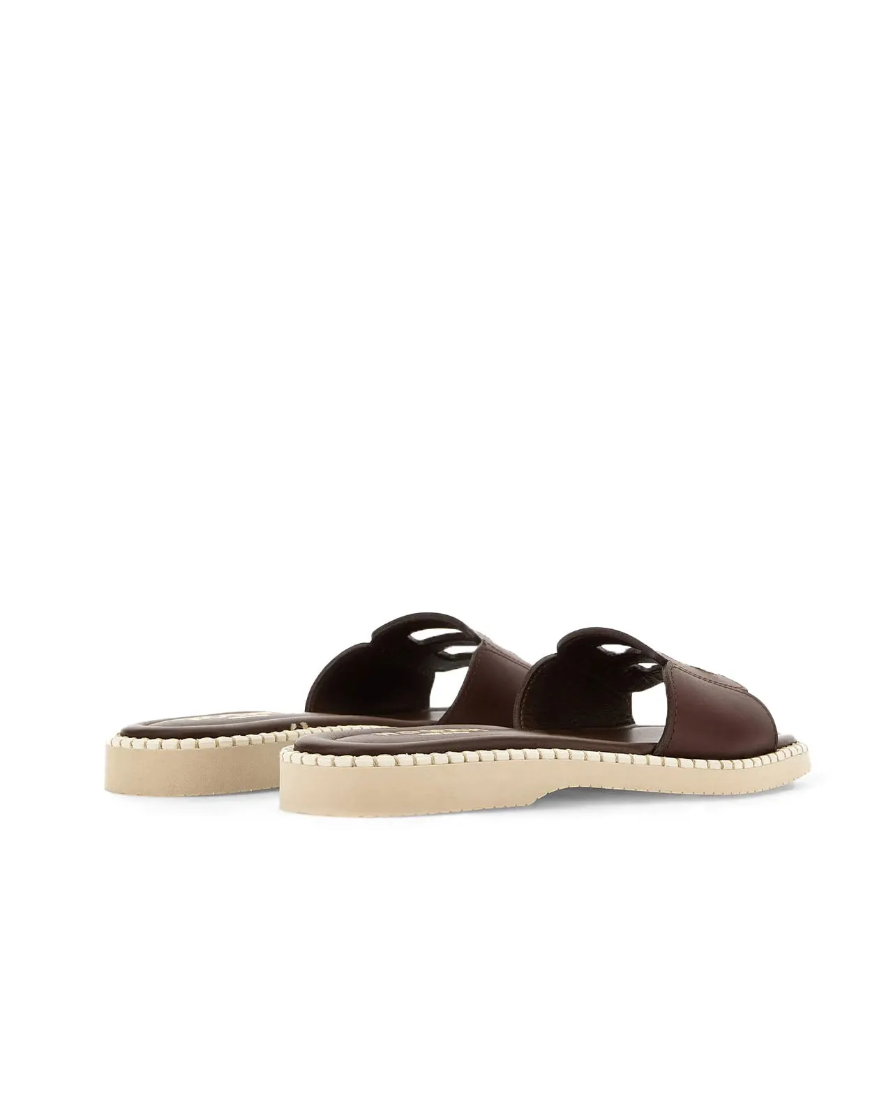 Ciabatta H638 pelle marrone