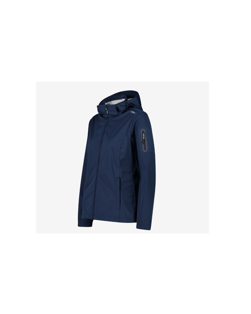 CMP Giacca in Light Softshell da donna con cappuccio staccabile