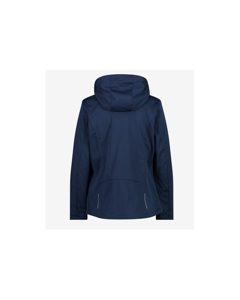 CMP Giacca in Light Softshell da donna con cappuccio staccabile