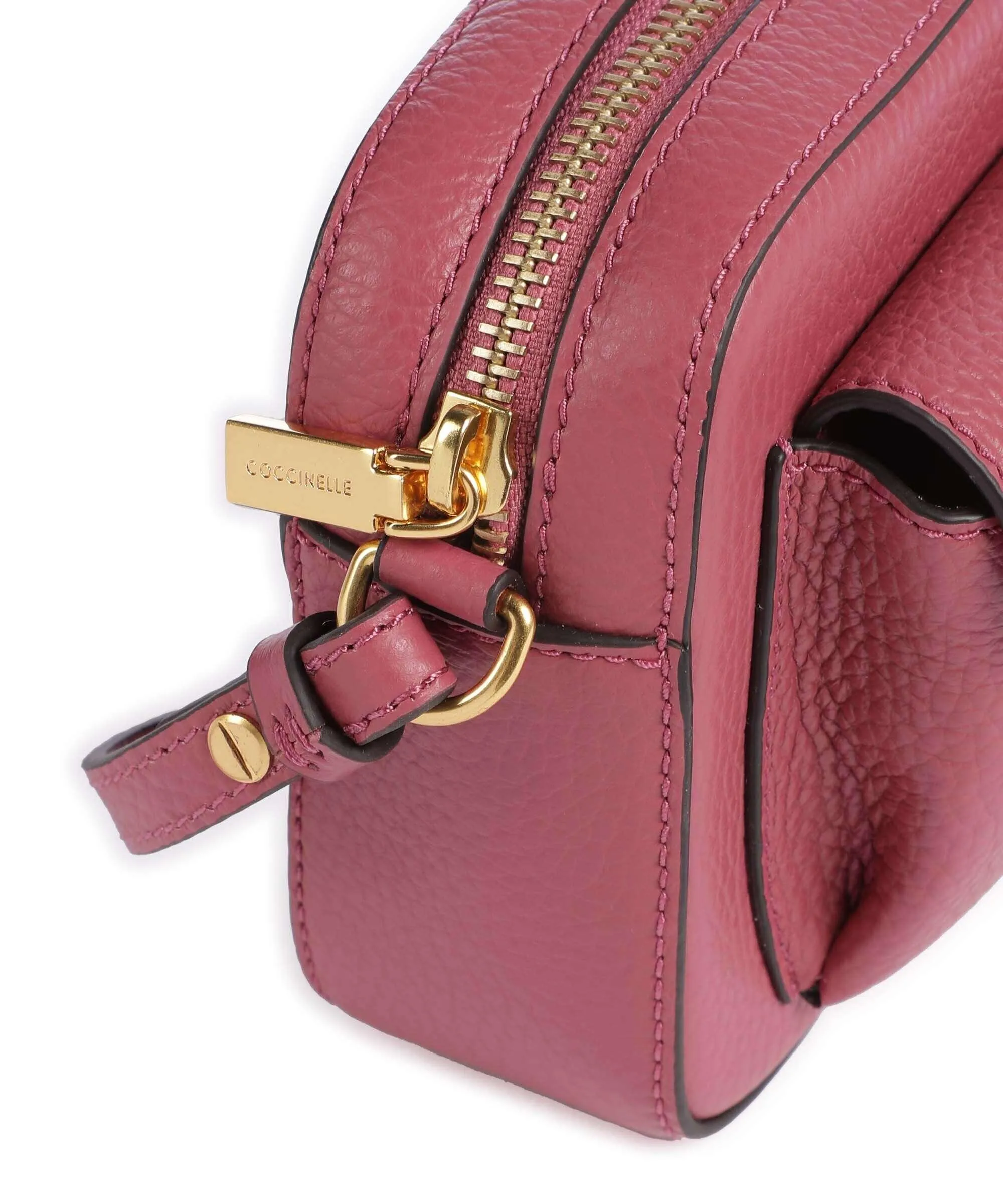  Coccinelle Beat Soft Borsa a tracolla pelle di vacchetta grana rosa antico  