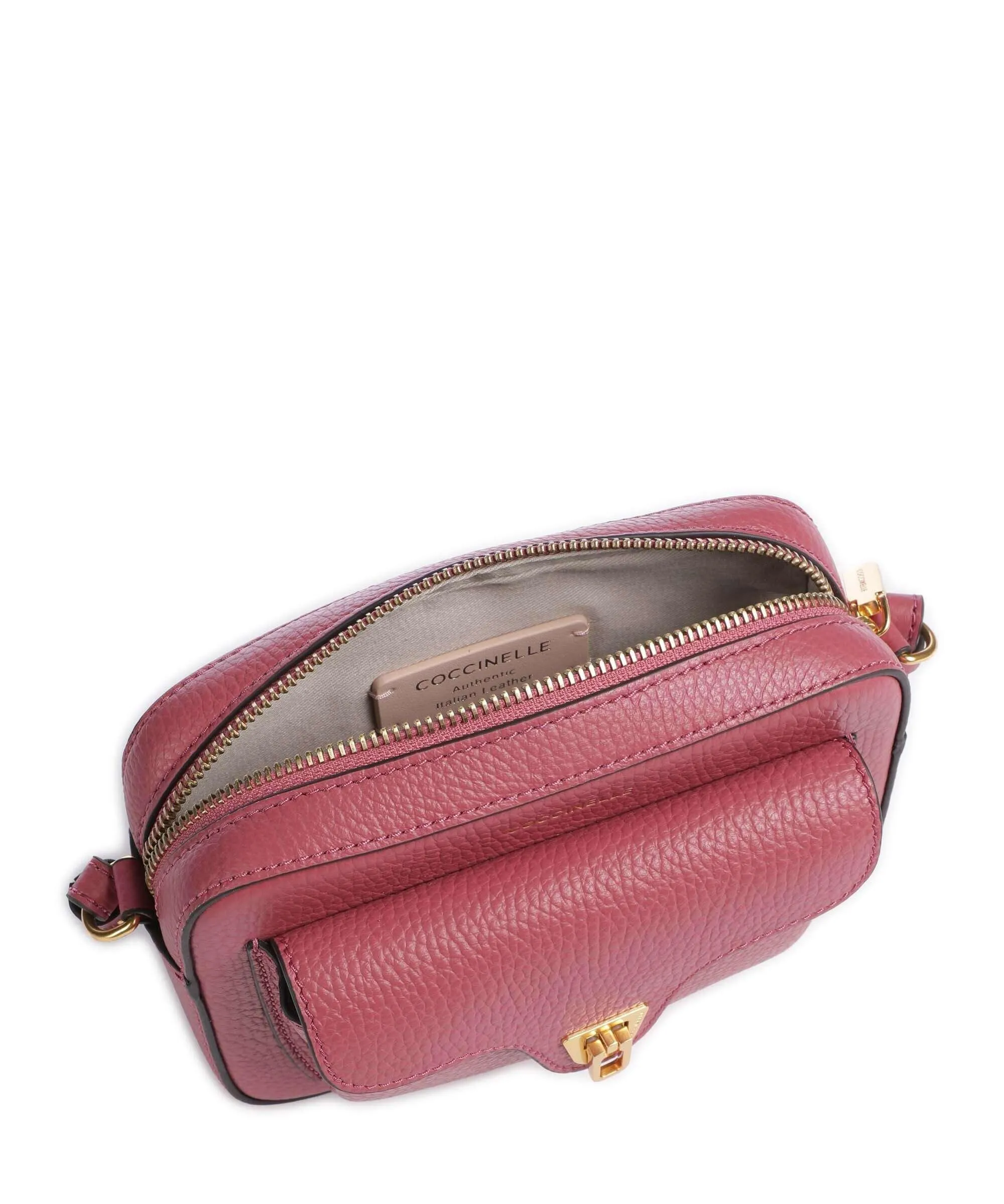  Coccinelle Beat Soft Borsa a tracolla pelle di vacchetta grana rosa antico  