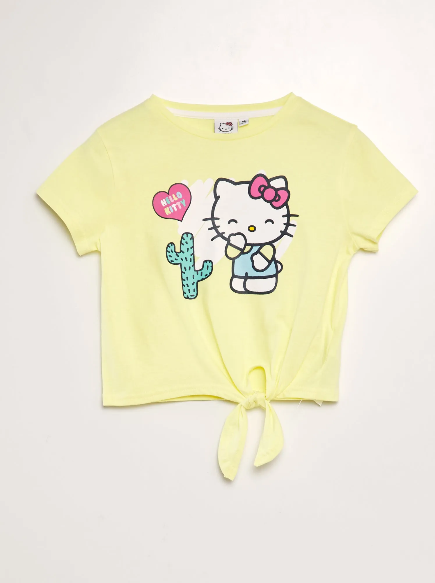 Completo t-shirt + leggings 'Hello Kitty' - GIALLO